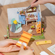 Kit Maquette 3D Serre de Rêve à fabriquer Dreamy Garden House 19 cm DG163 Rolife