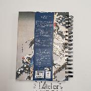 Agenda perpétuel Grues Japonaises Spirale 230p 17.5x21.5 cm Semainier Ed Desastre