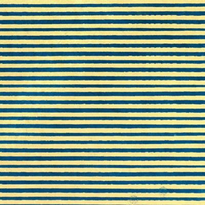 Papier népalais TrezOr Rayé Or Large sur Bleu 50x75 cm Lamali