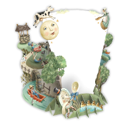 Carte 3D Décor Comptines Bonne Nuit 16x16 Décor en relief avec enveloppe