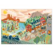 Puzzle à remonter le temps FarWest 150 pièces Pirouette Cacahouète