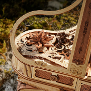 Kit Boîte à musique Piano à fabriquer 17 cm Puzzle 3D Bois mécanique Magic Piano AMK81 223 pièces Rokr