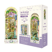 Kit Maquette Book Nook Jardin de Giverny 27x19x10 cm TQ138 Serre-livres 261 pièces Giverny Garden Miniature 3D  ToneCheer