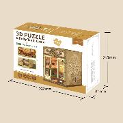 Kit Maquette Book Nook Cabine de Train Fantaisie à Vapeur 22x16x22 cm TQ442  Steam Fantasy Miniature 3D ToneCheer