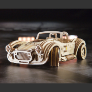 Ugears Maquette Bois Voiture Drift Cobra Racing Puzzle 3D Mécanique 370 pièces