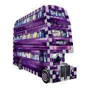 Maquette Harry Potter Magicobus Violet Knight Bus 130 pièces 19x13x5.5 cm Mini Wrebbit 3D Puzzle