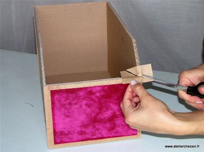 Tuto DIY Casier en carton - kraftage casier