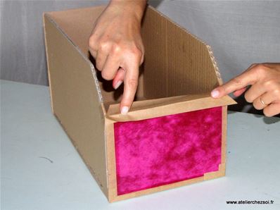 Tuto DIY Casier en carton - kraftage casier