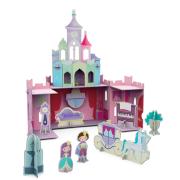 Le Château des Princesses à construire Maquette 3D et Livre Sassi Junior