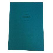 Notebook A4 Bleu Vert Papier Ivoire 90g Ligné 154 pages 20x29cm L'Atelier du Papier