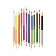 Tube de 12 crayons double pointes 24 couleurs Avenue Mandarine