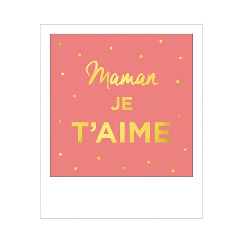 Carte Postale Polaroid Maman Je T Aime 10x12 Cm Kiube Carte Postale Polaroid Maman Je T Aime 10x12 Cm Kiube