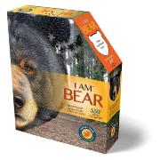 Puzzle en Forme Tête d'Ours 550 pièces 68x68 cm I AM Madd Capp