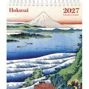 Mini-Calendrier Chevalet 2027 Hokusai 12 illustrations 14X16 cm Ed du Désastre