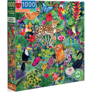 Puzzle 1000 pièces Forêt amazonienne Amazon rainforest 58.5x58.5cm Eeboo