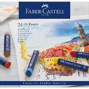 Pastels à l'Huile Boite 24 couleurs Creative Studio Faber Castel