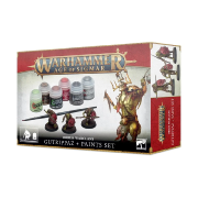 Set Peinture Eventreurs Orruk Warclans 3 Figurines et 6 pots Warhammer Age Of Sigmar