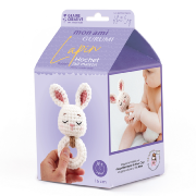 Kit Mon Ami Gurumi Hochet Lapin 16cm Hochet à créer au Crochet Graine créative