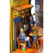 Kit Maquette Book Nook à fabriquer Van Gogh 18x8x24.5 cm HTQ113 Vincent's World Miniature 3D