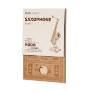 Maquette Bois Musique Saxophone 23 cm Puzzle 3D de 136 pièces TG309 Rolife