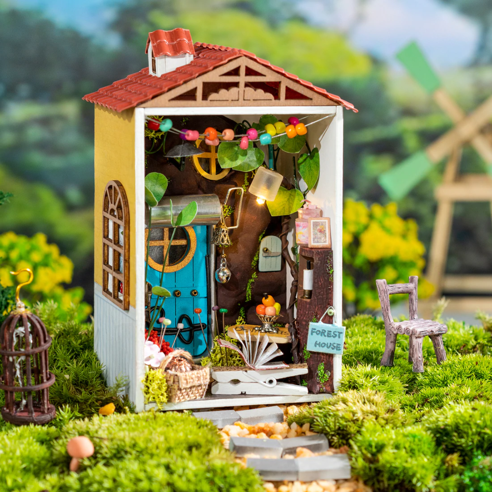 Maquette 3D en bois Jardin miniature – Univers jeux en bois
