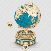 Maquette en bois Globe 52 cm ST002 567 pièces à fabriquer ST002 Rokr