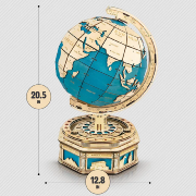 Maquette en bois Globe 52 cm ST003 567 pièces à fabriquer ST002