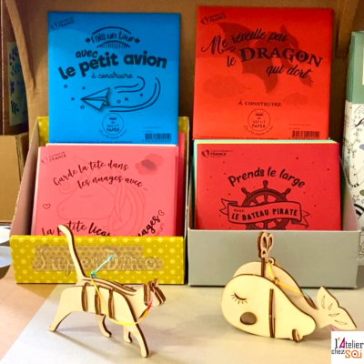 [Maquettes] Mini Constructions Les p'tits bidules en bois | Licorne, dragon, avion, baleine...