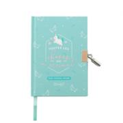 Journal intime bleu Licorne Toutes les Choses qui m'arrivent 11x15 cm Mr Wonderful