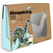 Mini kit créatif Dinosaure à décorer par collage de papier Decopatch