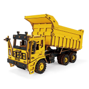 Maquette Engin Chantier Camion Benne 18cm Puzzle 3D 225 pièces TG603K Rokr