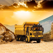 Maquette Engin Chantier Camion Benne 18cm Puzzle 3D 225 pièces TG603K Rokr