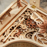 Kit Boîte à musique Piano à fabriquer 17 cm Puzzle 3D Bois mécanique Magic Piano AMK81 223 pièces Rokr