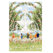Puzzle 1000 pièces Fontaine 50x75cm PT001 Spring Fountain Joypiece Rolife