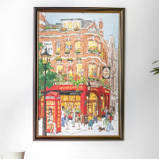 Puzzle 1000 pièces Café 50x75cm PT064 Welcome to Covent Garden Joypiece Rolife