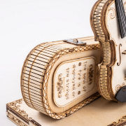 Maquette Bois Musique Violon 15 cm Puzzle 3D de 62 pièces TG604K Rolife