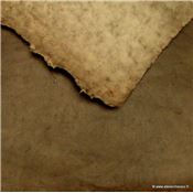 Papier népalais uni couleur Chataigne Feuille 50x75 cm Lokta Fait-main
