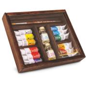 Coffret Luxe Peinture à l'huile Fine Rive gauche 12 tubes 10ml  Pinceau et Additifs Sennelier