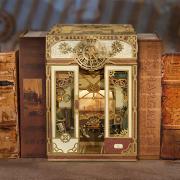 Kit Maquette Book Nook Cabine de Train Fantaisie à Vapeur 22x16x22 cm TQ442  Steam Fantasy Miniature 3D ToneCheer
