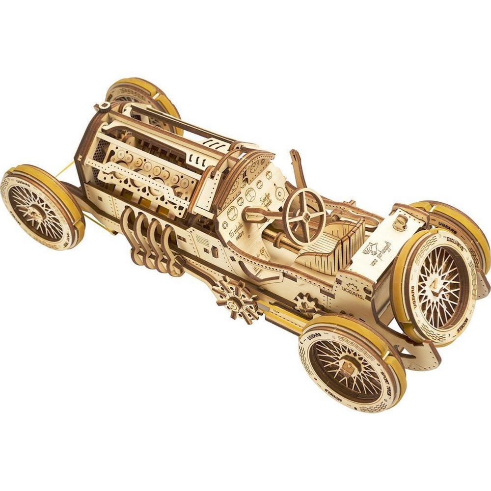 Maquette de voiture rétro, en bois, Ugears