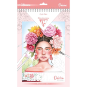 Bloc de coloriage Les femmes 20 feuilles A4 250g Odélia E. Colin Clairefontaine