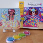 Coffret Peinture au Doigts 6 Tableaux Monde Féérique 3 ans Crealign