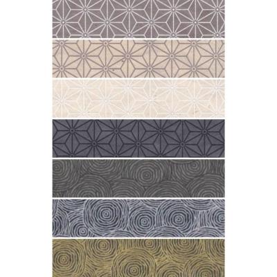 Échantillons Papiers Népalais x7 motifs Sashiko et Rondanlo 9x12cm