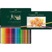 Crayons de couleur Polychromos Boîte métal 36 couleurs Faber Castell