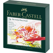 Feutres Pitt Artist Pens 24 couleurs Studio Box Faber Castel