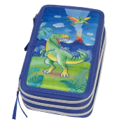 Trousse à 3 compartiments Garnie 3 zips Dinosaure Faber Castell