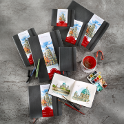 Livre Aquarelle Watercolour Book 200g 19.5x19.5cm 30f/60p Hahnemuhle