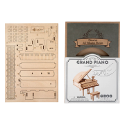 Maquette Bois Piano à queue 13 cm Puzzle 3D de 74 pièces