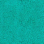 Papier Népalais Lokta Grosse fleur Kikou Turquoise Motif Gris 50x75 cm
