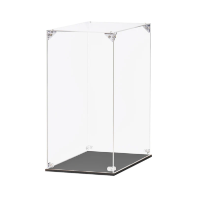 Vitrine de protection WD1001 Housse Acrylique Transparente 25x15x30 cm pour Maquettes TGB Rolife